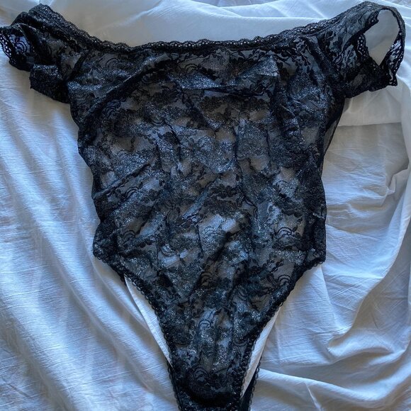 Lot of (2) Victoria's Secret Sheer Bodysuits / Playsuits / Teddys - Picture 8 of 9